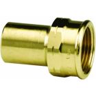 Viega 79435 ProPress Zero Lead Bronze Adapter with Female 1/2-Inch by 3/4-Inch FTG x Female NPT