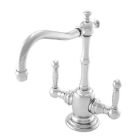 Newport Brass 108/26 108 Chesterfield Double Handle Hot / Cold Water Dispenser from the, Polished Chrome