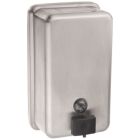 Bobrick 2111 ClassicSeries Surface-Mounted Soap Dispenser, 40oz, Stainless Steel