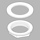 Delta RP6315 Classic Nuts and Washer For Models Prior To 34394