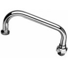 T&S Brass 060X TS Brass Swing Nozzle, Chrome, 8-Inch