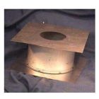 Heat Fab 9393S Saf-T Vent EZ Seal - 3" Horizontal Wall Thimble Square Face