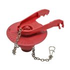 Fluidmaster 502P21 Universal Performax Flapper with Microban, Red