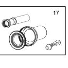 Toto THU334#01 Toilet Connection Assembly Parts for WT151M/152M