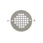 Oatey 42358 4" Stainless Steel Round Screw-Tite Strainer for Oatey Shower Drains