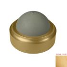 Baldwin Flush Bumper, Machine Screw & Expansion Shield, Satin Brass