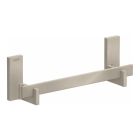 Axor 42613820 Universal Rectangular 12" Width Wall Mounted Metal Towel Bar in Brushed Nickel