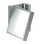 Axor 42649000 Universal Rectangular 4-3/8" W X 3-1/8" D Square Wall Mounted Shaving Mirror in Polished Chrome