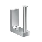 Axor 42654000 Universal 5-5/8" H X 1-5/8" W X 4" D Rectangular Spare Roll Holder in Polished Chrome