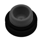Baldwin 4270.102 Flush Bumper, Concave, Self-Adhesive, Oil Rubbed Bronze
