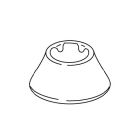 Kohler 42924-CP Flange in Polished Chrome