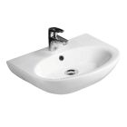 Barclay 4-321WH Infinity Wall Hung Basin with One Hole in White