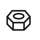 Kohler 43483 Nut .375-24Unf-2B