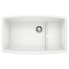 Blanco 440066 Performa Cascade Undermount Kitchen Sink with Colander in White