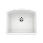 Blanco 440175 Diamond Single Bowl Undermount Kitchen Sink  in White