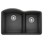 Blanco 440179 Diamond 1-3/4 Double Bowl Undermount Kitchen Sink in Anthracite