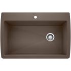 Blanco 440192 Diamond Super Single Dual Mount Kitchen Sink in Cafe
