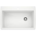Blanco 440195 Diamond Super Single Dual Mount Kitchen Sink in White