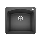Blanco 440210 Diamond Single Bowl Dual Mount Kitchen Sink in Anthracite