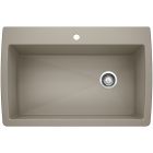 Blanco 441287 Diamond Super Single Dual Mount Kitchen Sink in Truffle