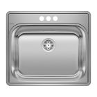 Blanco 441400 Essential Laundry Sink - 3 Hole in Stainless Steel
