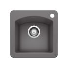 Blanco 441477 Diamond Single Bowl Dual Mount Bar Sink in Cinder
