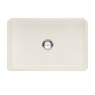 Blanco 441696 30" Single Bowl Apron Front Fireclay Sink with 9 1/4 Inch Bowl Depth, Center Drain Placement, Easy to Clean Surface, Ultra Durable and Reversible Design in Biscuit