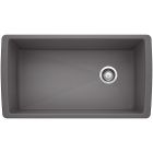 Blanco 441764 Diamond Super Single Bowl Undermount Kitchen Sink in Cinder