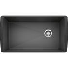 Blanco 441768 Diamond Super Single Bowl Undermount Kitchen Sink in Anthracite