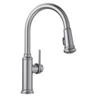 Blanco 442500 Empressa Pull-Down Kitchen Faucet 1.5 GPM in PVD Steel