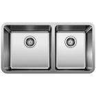 Blanco 442769 Formera 1-3/4 Double Bowl Undermount Kitchen Sink in Refined Brushed
