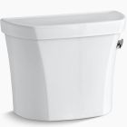 Kohler 4467-RZ-0 Wellworth 1.28 gpf right-hand tank with Insuliner tank liner and locks in white