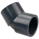 PVC Schedule 80 S x S Elbow 45 1/2"