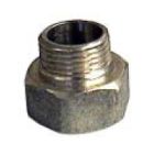 Wal-rich 4610028 Hose Nipple, 3/4" FH x 1/2" MIP