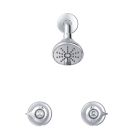 Gerber G004622083 Classics 1.75 GPM 7-1/8" H X 7-3/4" W 6" Centers Two Handle Shower Only Fitting in Polished Chrome