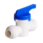 Legend 465-079 Mini-Loc Straight Ball Valve Push x Push 1/4"