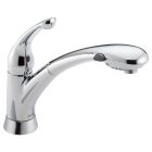 Delta 470-DST Signature Pullouts Single Handle Pull-Out Kitchen Faucet In Chrome