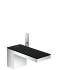 Axor 47010601 MyEdition Single-Hole Faucet, 1.2 GPM in Chrome / Black Glass