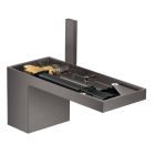 Hansgrohe 47012341 MyEdition 1.2 GPM Single Hole Bathroom Faucet without Plate in Brushed Black Chrome