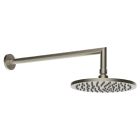 Gessi 47284#149 1.75 GPM Wall Mounted Rain Shower Head with Arm in Finox Brushed Nickel