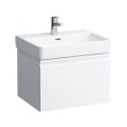 Laufen 4.8337.2.096.463.1 Pro S 22.44" W X  15.35" H X 17.71" D Vanity Unit with 1 Pull-Out Compartment with interior drawer in Matte White