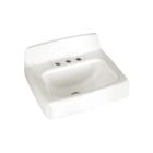 American Standard 4869008.020 Commercial Wall Mount Iron Bathroom Sink in White