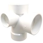 PVC DWV Side Inlet TY 3" x 3" x 3" x 2" x 2" pvc dwv hub side inlet ty 3x3x2x2  (10)