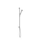 Axor 48791001 One 2.5 GPM Single Function Wall Bar Hand Shower Set 75 1-Jet with Wall Outlet, Hose, and Integrated Supply in Chrome 