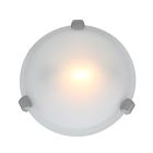 Access Lighting 50020-SAT/FST Nimbus 1 Light Flush Mount Ceiling Fixture in Satin / Frosted