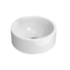Flaminia 5059222-W Twin 30 Countertop Basin without Overflow & No Faucet Hole in White