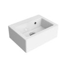 Flaminia 5088-W Aquagrande 15.15" W X 11.41" L X 5.51" H Wall Hung Basin with Overflow & Arranged for Three Faucet Holes in White