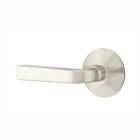 Emtek 5107SIOLHUS15 Sion Lever Handle with Modern Rosette in Satin Nickel