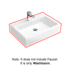 Villeroy & Boch 5135U0S3 MEMENTO Vessel Sink Size: 23 5/8" x 16 1/2" - White Alpine 