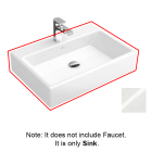 Villeroy and Boch Memento Surface Mounted Wash Basin in White Alpin